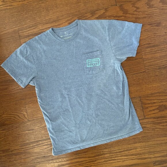Southern Marsh Washed Authentic Tee Size Medium Preppy Pocket Tee Country Club - Picture 2 of 8